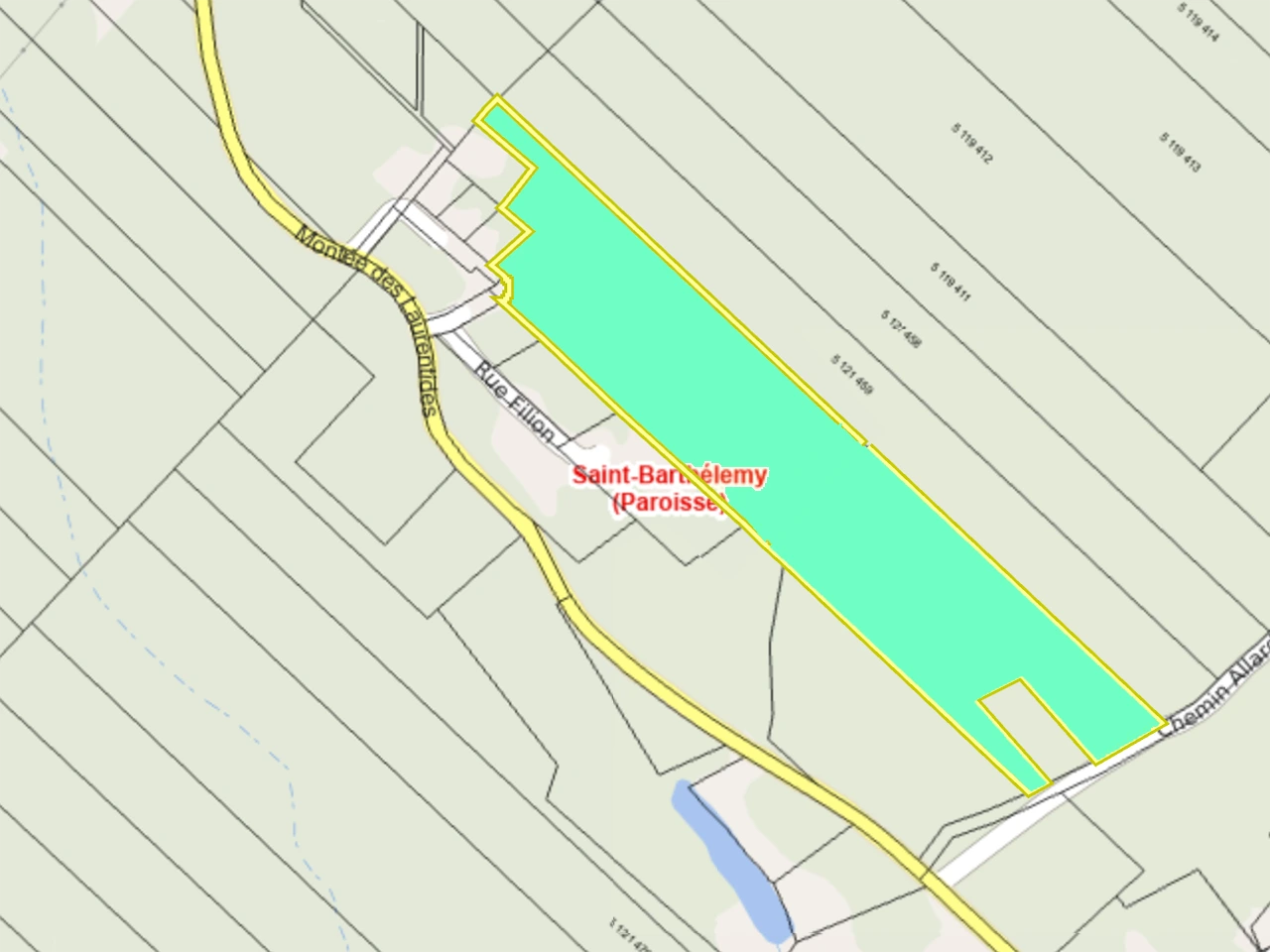Media 3 – St-Batherlemy Lot: Rue Cyr, Saint-Barthélemy